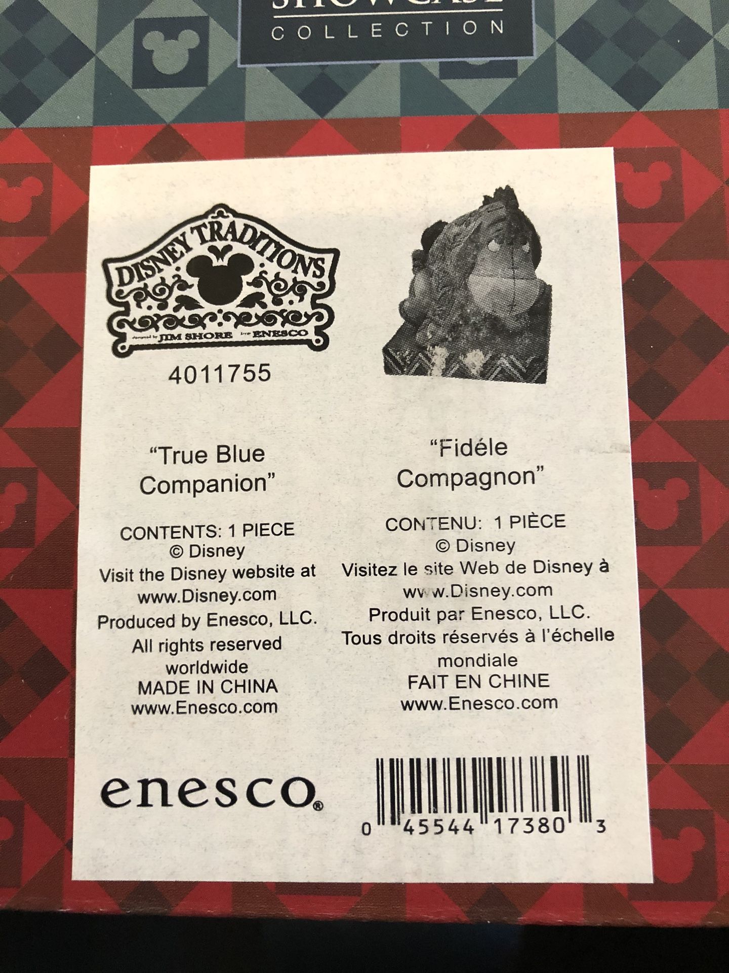 Walt Disney Tradition -Jim Shore “True Blue Companion”