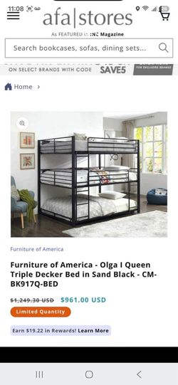 Bunk bed triple