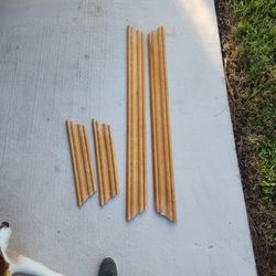 Wood Framing ...Egg And Dart Design. 2 Pieces 53" And 2 Pieces 21 2/2" Width 4 3/4".