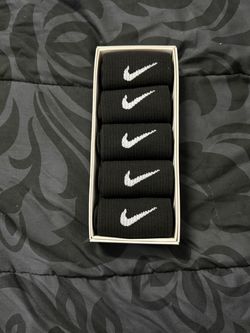 Nike Black Socks 5-Pack [Many In Stock]