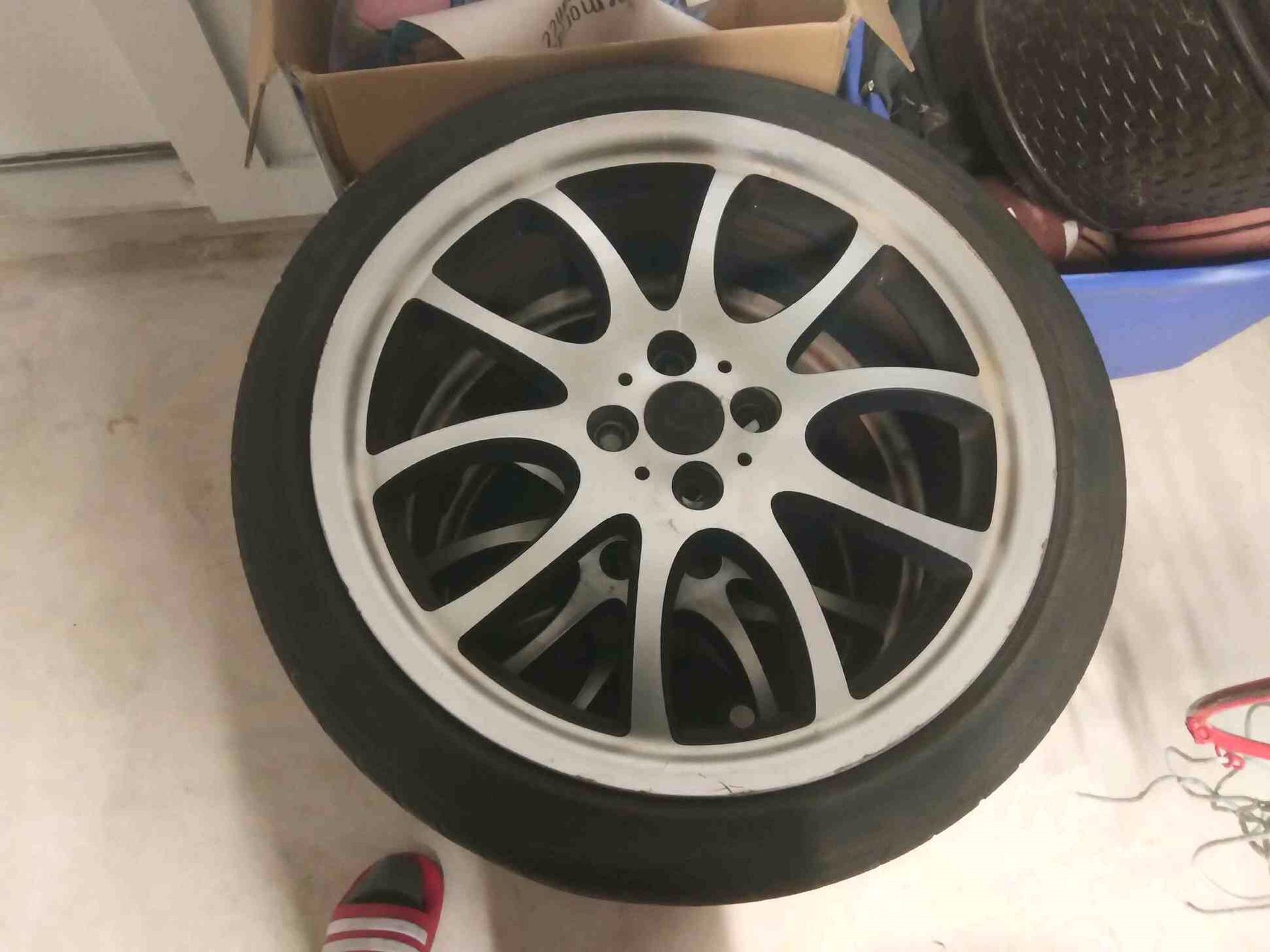 Mini Cooper 18” rims with low profile tires