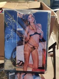 Rene Rofe babydoll 2 pc set black size S/M and M/L