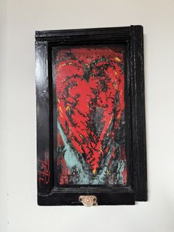 Old Window Frame Artwork