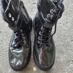 Girls Black Boots