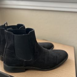 Black Suede Chelsea 