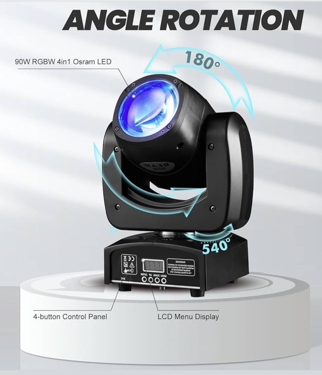 90w LED Moving Headlight