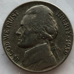 1939 Jefferson Nickel 