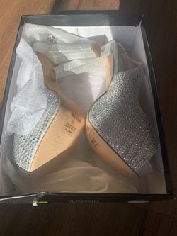 Silver Sparkle High Heels 