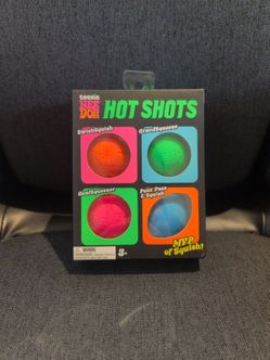 Schylling Teenie NeeDoh Hot Shots 4 pack