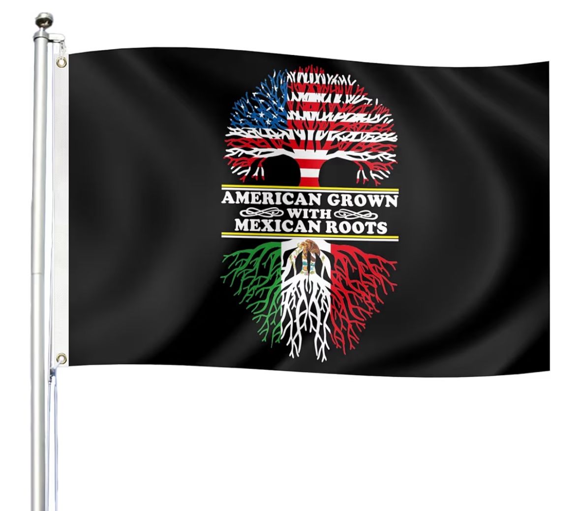 Mexican American Flags 