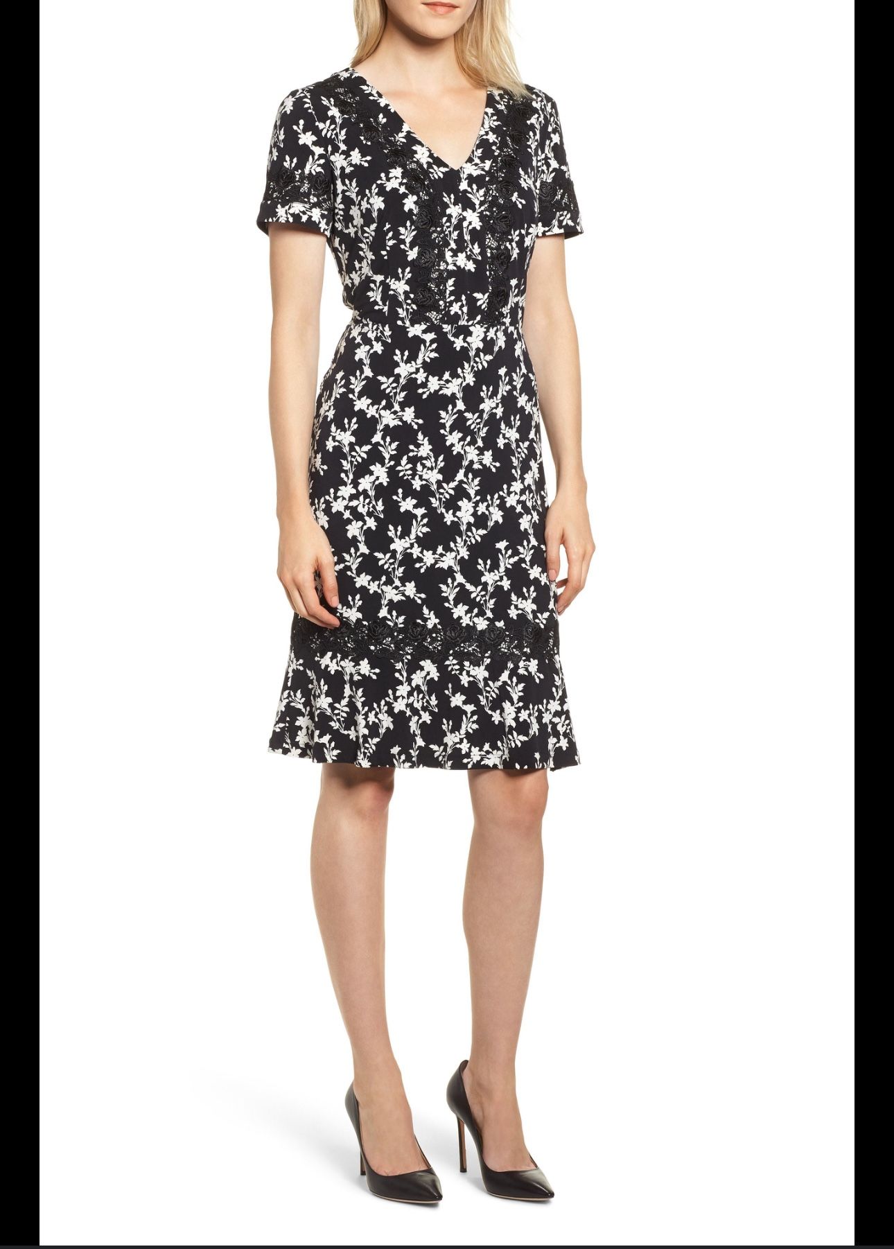 Karl Lagerfield Printed Sheath Dress Size 14