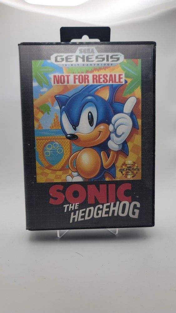 Sega Genesis Sonic The Hedgehog