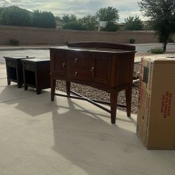 Buffet And Side Tables 