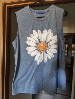 IRISGOD tank top with daisy flower design