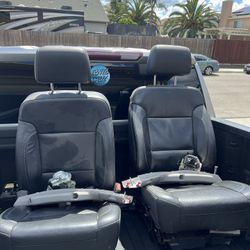 14-18 Silverado/gmc Sirrea Front Seats Jet Black 