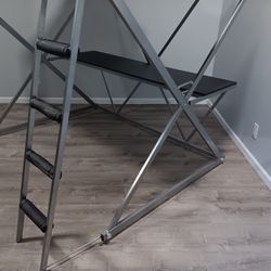 Full Size Loft Bed With Desk