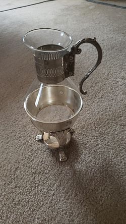 Silver plated old picher