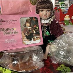 Molly's Nativity Porcelian Doll