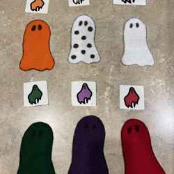 Five Little Ghosts Book Story Retelling