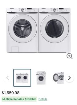 Samsung dryer  and washing machine