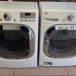 LG Front Loads Washer And Gas Dryer