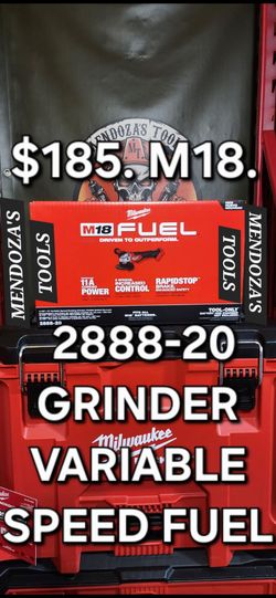 Milwaukee Grinder Variable Speed Fuel M18