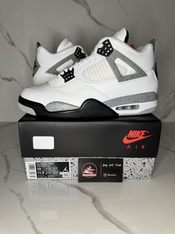 Brand New Jordan 4 White Cement Size 10M