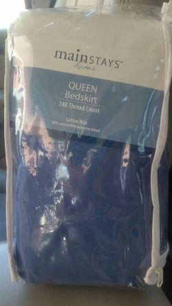 Queen size bedskirt new in pkg