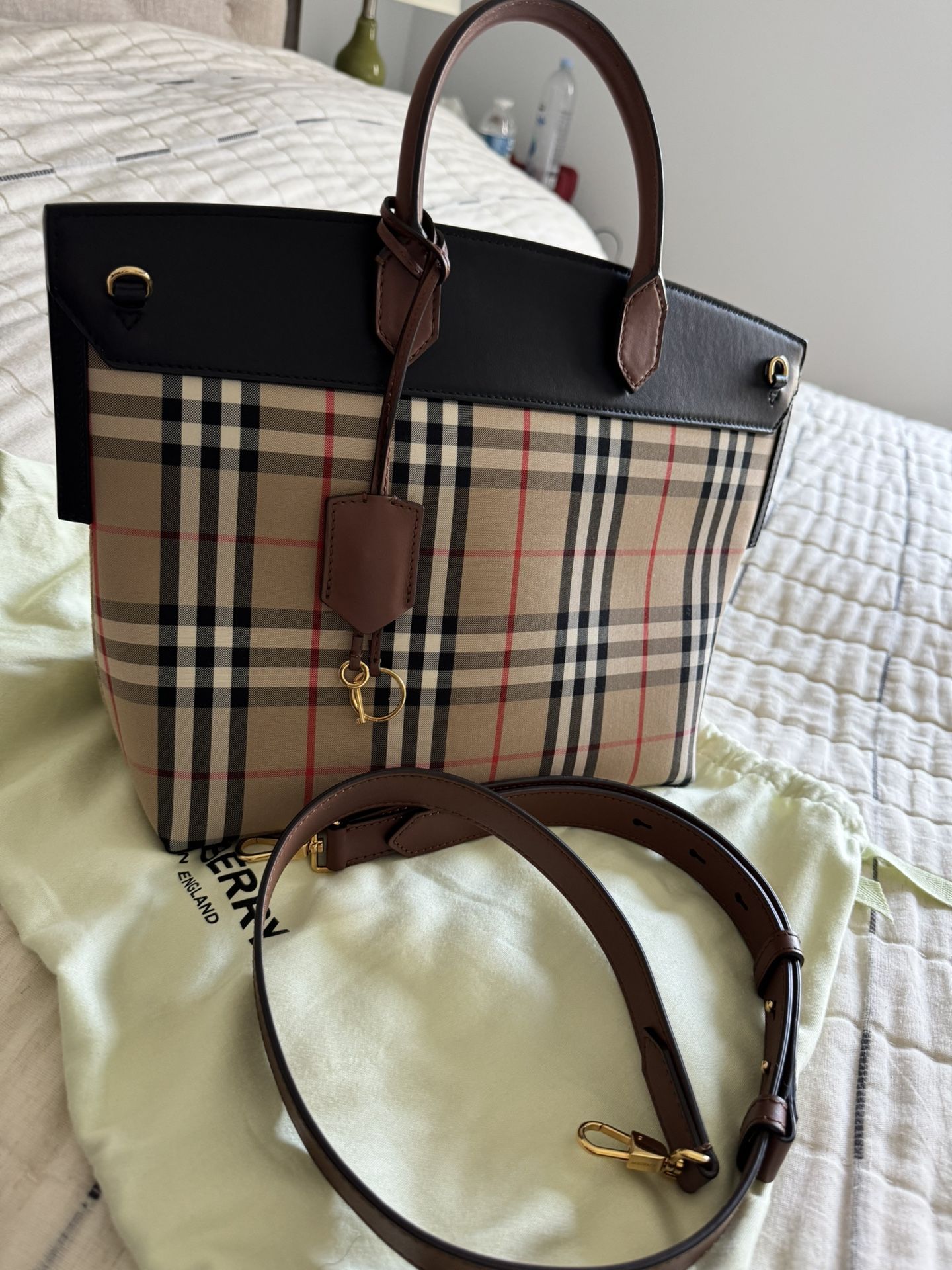 Burberry society Top Handle Shoulder Bag