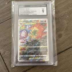 Pokemon Charizard Vstar Black Star Promo SWSH262 CGC 9 Mint Graded