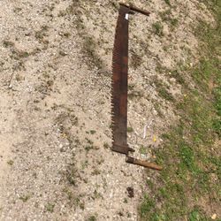 Vintage Two Man Crosscut Saw 66”