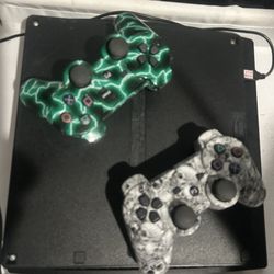 Sony PS3 With 2 Controllers 