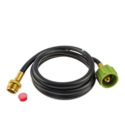 NEW Adapter Hose 6501-Weber Baby Q, Q 100, Q 120, Q1200, Q, Q 200, Q 220 Series and Gas Go-Anywhere Grills, 6-Feet, Blac