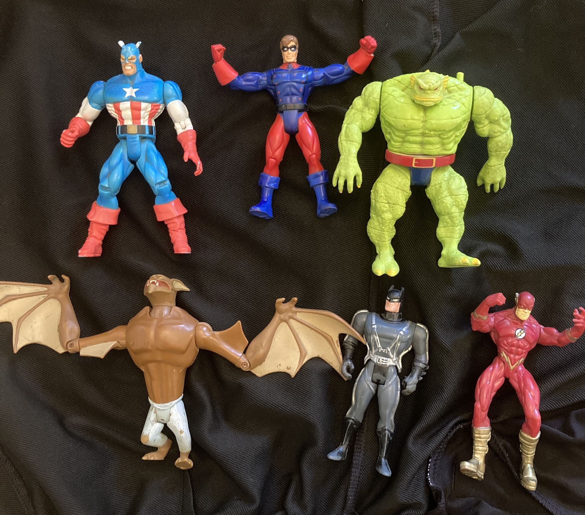 Vintage Marvel DC Action Figures