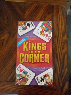 Kings in the corner card game