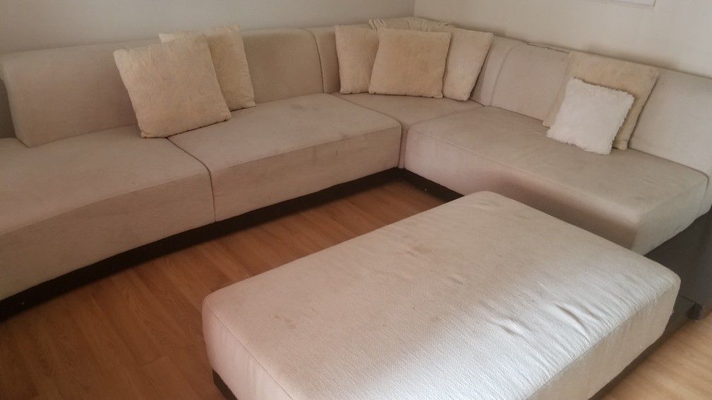 Free Sectional + ottoman