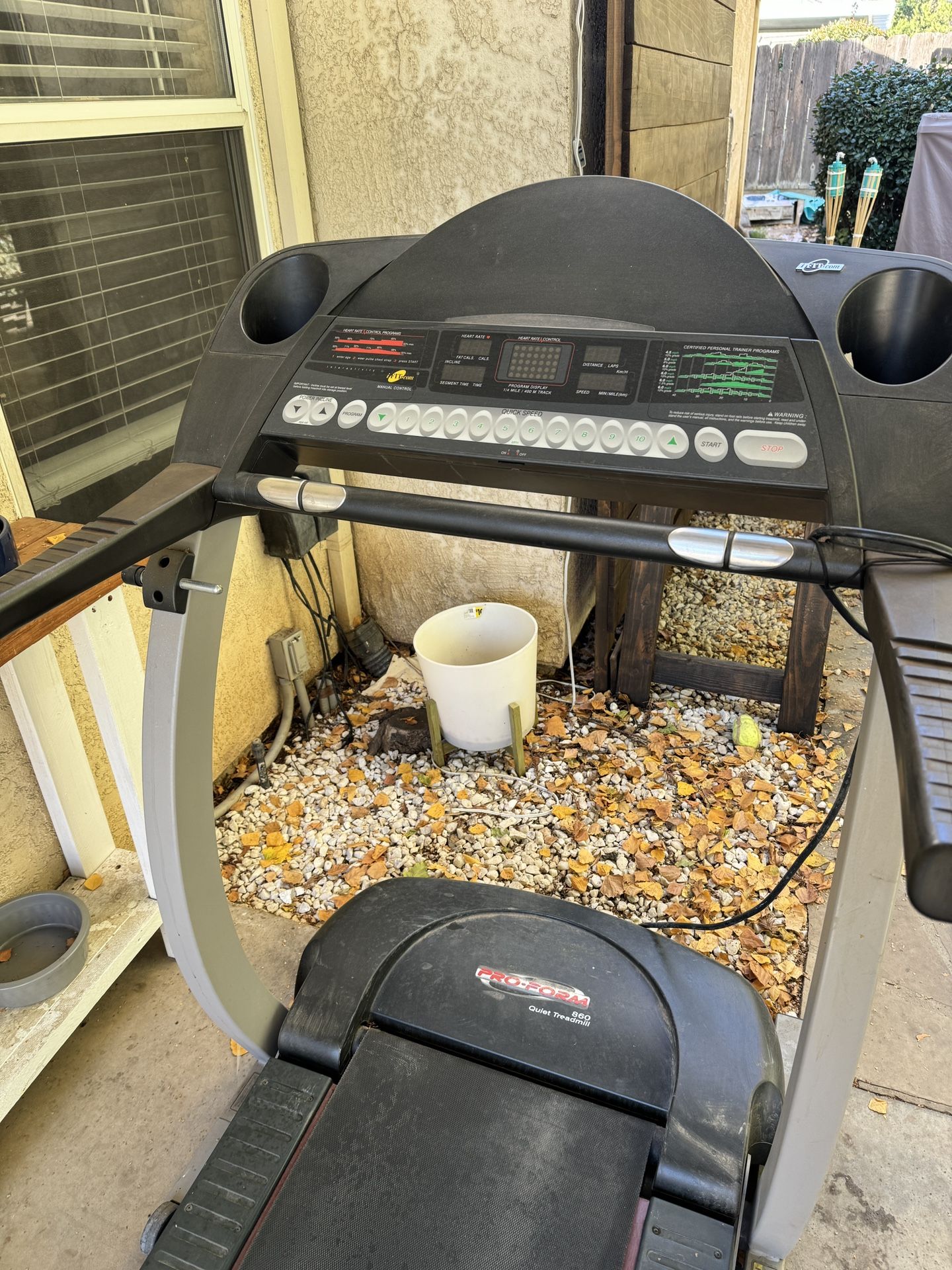 Proform 860 quiet treadmill price sale