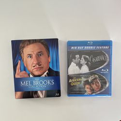 Casablanca/African Queen and Mel Brooks Collection Set On Blu Ray