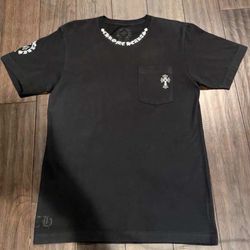 Chrome Hearts Neck Logo T-Shirt Black (Size S)