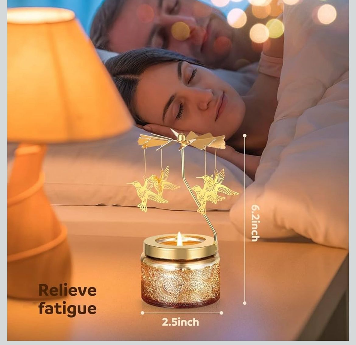 Hummingbird Gifts for Women, Unique Birthday Gift for Women, Rotating Scented Candles for Mom, Funny Birthday Gift for Grandma Wife Daughter, Gifts fo