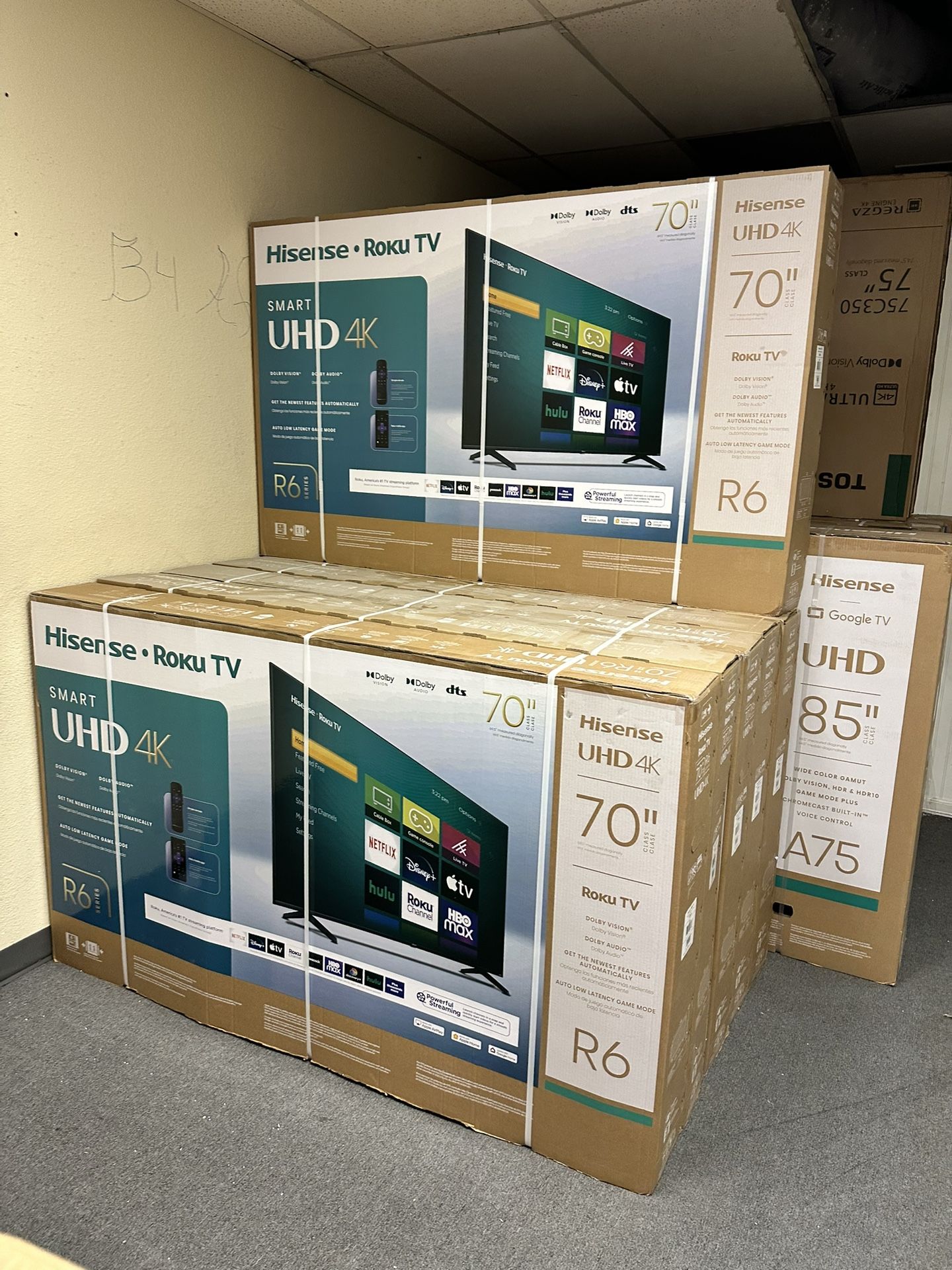 70” Hisense Led Smart 4K TV