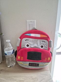Toddler fire truck backpack