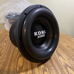 New 12” Kong Audio 3000w Max Power Dual Voice Coil Subwoofer $230 Each 