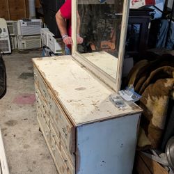 Dresser and Mirror