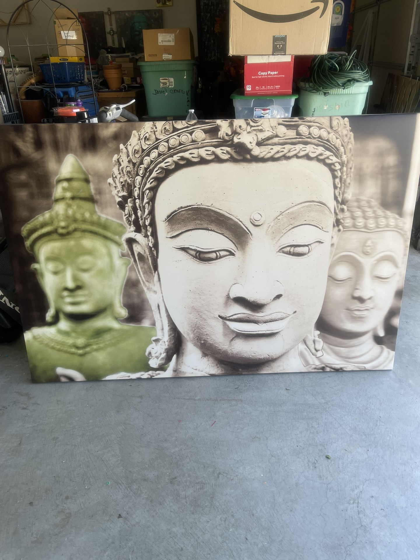 Large Buddha Canvas