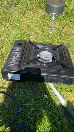 Portable gas range price 15$. Pick up.  E.  Side.  Tacoma