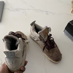 Jordan 4 Retro Levi’s custom Size 12 Men’s Shoes 