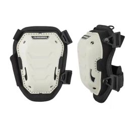 Husky White Foam Memory Foam Hard Cap Knee Pad with Adjustable Straps=Tools-970