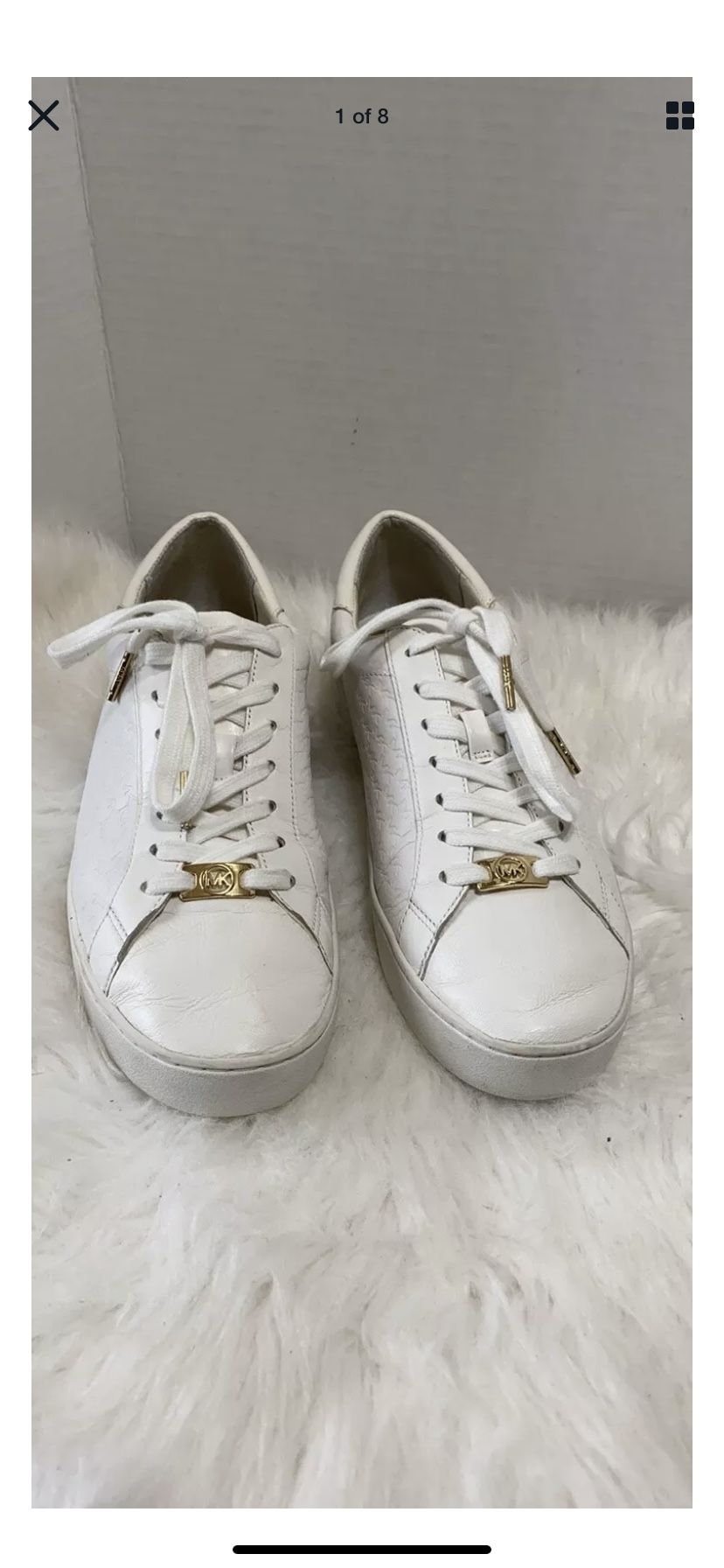 MICHAEL MICHAEL KORS Women's Colby Trainers - Optic White Size 9.5