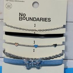 5ct Choker Pack with Butterfly and Hearts 
$3 (One Available)